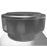 Gravity Ventilator - Aura Vent | 314 NFA | 20" Diameter | 4" Tall Collar | Flat Base