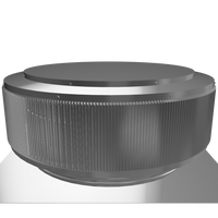 Gravity Ventilator - Aura Vent | 452 NFA | 24" Diameter | 2" Tall Collar | Flat Base
