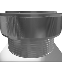 Gravity Roof Ventilator 24" dia with Curb Mount Base