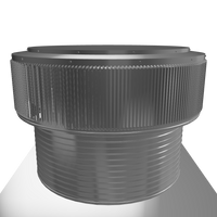 Gravity Ventilator - Aura Ventilator | 706 NFA | 30" Diameter | 12" Tall Collar | Flat Base