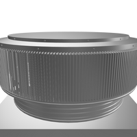 Gravity Roof Ventilator 30" dia with Curb Mount Base