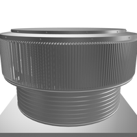 Gravity Roof Ventilator 30" dia with Curb Mount Base