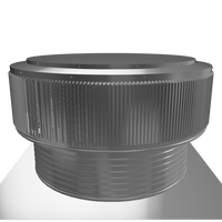 Gravity Ventilator - Aura Ventilator | 706 NFA | 30" Diameter | 8" Tall Collar | Flat Base