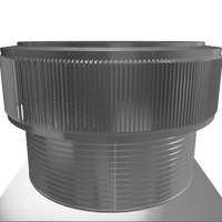 Gravity Roof Ventilator 36" dia with Curb Mount Base