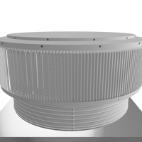 Gravity Roof Ventilator 36" dia with Curb Mount Base