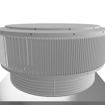 Model AV-36-C6-CMF | Aura Ventilator |  36" Diameter | 6" Tall Collar  | Curb Mount Flange | 1017 Sq. In. NFA