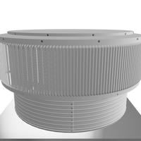 Gravity Roof Ventilator 36" dia with Curb Mount Base