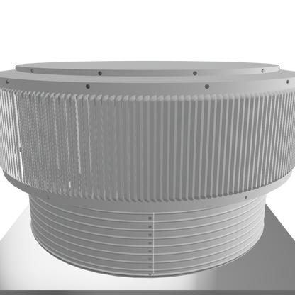 Model AV-36-C8-CMF | Aura Ventilator |  36" Diameter | 8" Tall Collar  | Curb Mount Flange | 1017 Sq. In. NFA