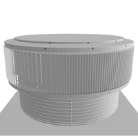Gravity Ventilator - Aura Ventilator | 1,017 NFA | 36" Diameter | 8" Tall Collar | Flat Base