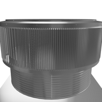 Gravity Roof Ventilator 42" dia with Curb Mount Base