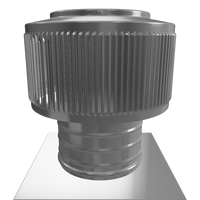 Gravity Roof Ventilator 6" with Curb Mount Base