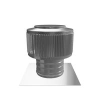 Gravity Ventilator - Aura Ventilator | 6" Diameter | 4" Tall Collar | Flat Base
