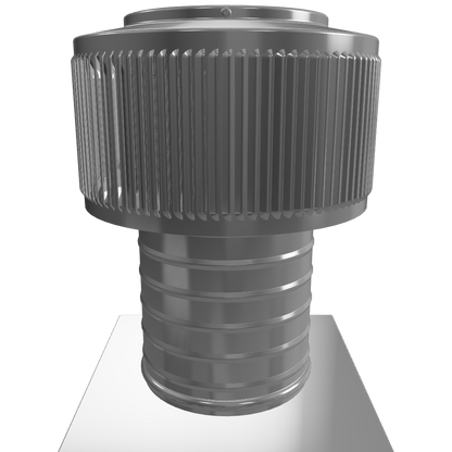 Aura Gravity Roof Ventilator 28 NFA |  6" Diameter | 6" Tall Collar  | Curb Mount Flange