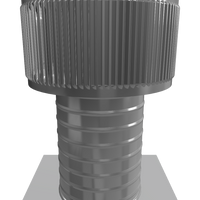 Gravity Ventilator - Aura Ventilator | 6" Diameter | 8" Tall Collar | Flat Base