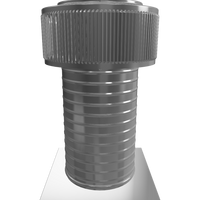 Gravity Roof Ventilator 8" dia with Curb Mount Base