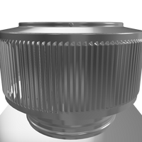 Gravity Ventilator - Aura Ventilator | 8" Diameter | 2" Tall Collar | Flat Base