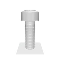Flat Roof Attic Vent - Keepa Vent | 3" Diameter | Flat Flange | 7 Sq. In. NFA