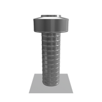 Flat Roof Attic Vent - Keepa Vent | 4" Diameter | Flat Flange | 12 Sq. In. NFA