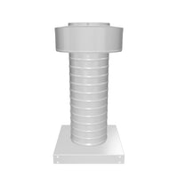 Attic Vent 5" dia with Curb Mount Sub-Base - Keepa Vent | 5" Diameter | Curb Mount Base | 19 Sq. In. NFA