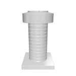 Attic Vent 6" dia with Curb Mount Sub-Base - Keepa Vent | 6" Diameter | Curb Mount Base | 28 Sq. In. NFA