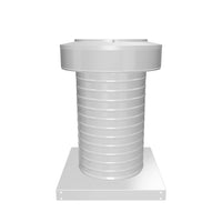 Attic Vent 8" dia with Curb Mount Sub-Base - Keepa Vent | 8" Diameter | Curb Mount Base | 50 Sq. In. NFA