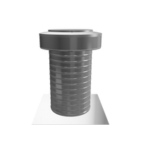 Flat Roof Attic Vent - Keepa Vent | 8" Diameter | Flat Base | 50 Sq. In. NFA