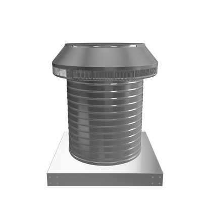 Model PV-12-C12-CMF | Pop Vent |  12" Diameter |  12" Tall Collar  | Curb Mount Flange  |  113 Sq. In. NFA