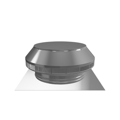 Model PV-14-C2 | Pop Ventilator | 14" Diameter | 2" Tall Collar | Flat Flange |  144 Sq. In. NFA