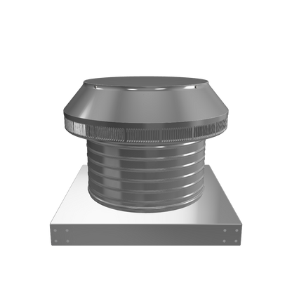 Model PV-12-C6-CMF | Pop Vent |  12" Diameter |  6" Tall Collar  | Curb Mount Flange  |  113 Sq. In. NFA