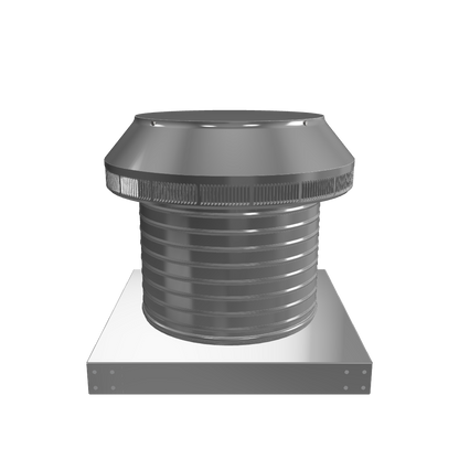 Model PV-12-C8-CMF | Pop Vent |  12" Diameter |  8" Tall Collar  | Curb Mount Flange  |  113 Sq. In. NFA