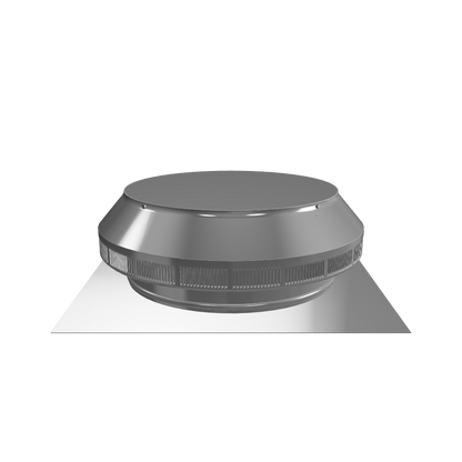 Model PV-14-C1 | Pop Ventilator | 14" Diameter | 1" Tall Collar | Flat Flange |  144 Sq. In. NFA