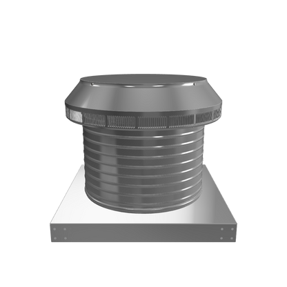 Model PV-14-C8-CMF | Pop Vent |  14" Diameter |  8" Tall Collar  | Curb Mount Flange  |  144 Sq. In. NFA