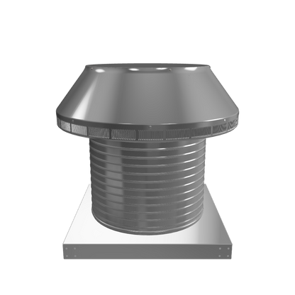 Model PV-16-C12-CMF | Pop Vent |  16" Diameter |  12" Tall Collar  | Curb Mount Flange  |  200 Sq. In. NFA