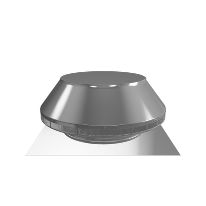 Model PV-16-C2 | Pop Ventilator | 16" Diameter | 2" Tall Collar | Flat Flange |  200 Sq. In. NFA