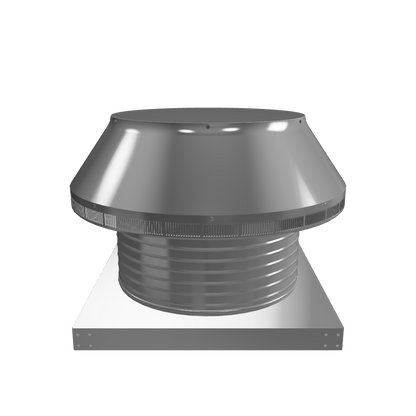 Model PV-18-C8-CMF | Pop Vent |  18" Diameter |  8" Tall Collar  | Curb Mount Flange  |  254 Sq. In. NFA