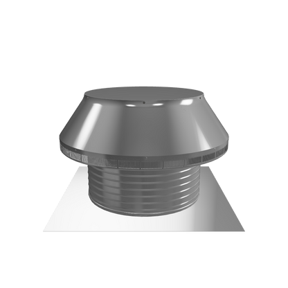 Model PV-18-C8  | Pop Vent |  18" Diameter |  8" Tall Collar | Flat Falng | 254 Sq. In. NFA