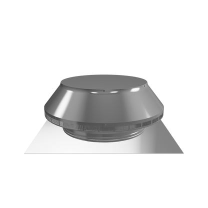 Model PV-20-C2 | Pop Ventilator | 20" Diameter | 2" Tall Collar | Flat Flange |  314 Sq. In. NFA