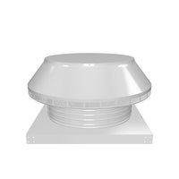 Roof Louver 20" with Curb Mount Sub Base - Pop Vent | 20" Diameter | 4" Tall Collar | 314 Sq. In. NFA