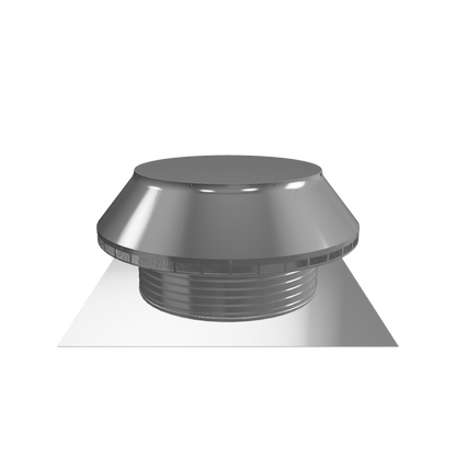 Model PV-24-C6  | Pop Vent |  24" Diameter |  6" Tall Collar | Flat Falng | 452 Sq. In. NFA