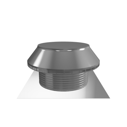 Model PV-24-C8  | Pop Vent |  24" Diameter |  8" Tall Collar | Flat Falng | 452 Sq. In. NFA