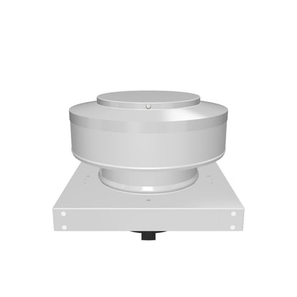 Model RBF-6-C2-CMF | Round Back Exhaust Fan |  6" Diameter | 2" Collar | Curb Mount Flange