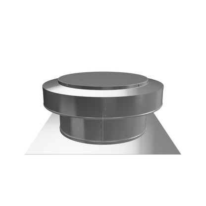 Model RBV-12-C4 | Round Back Roof Vent | 12" Diameter | 4" Tall Collar | Flat Flange | 113 Sq. In. NFA