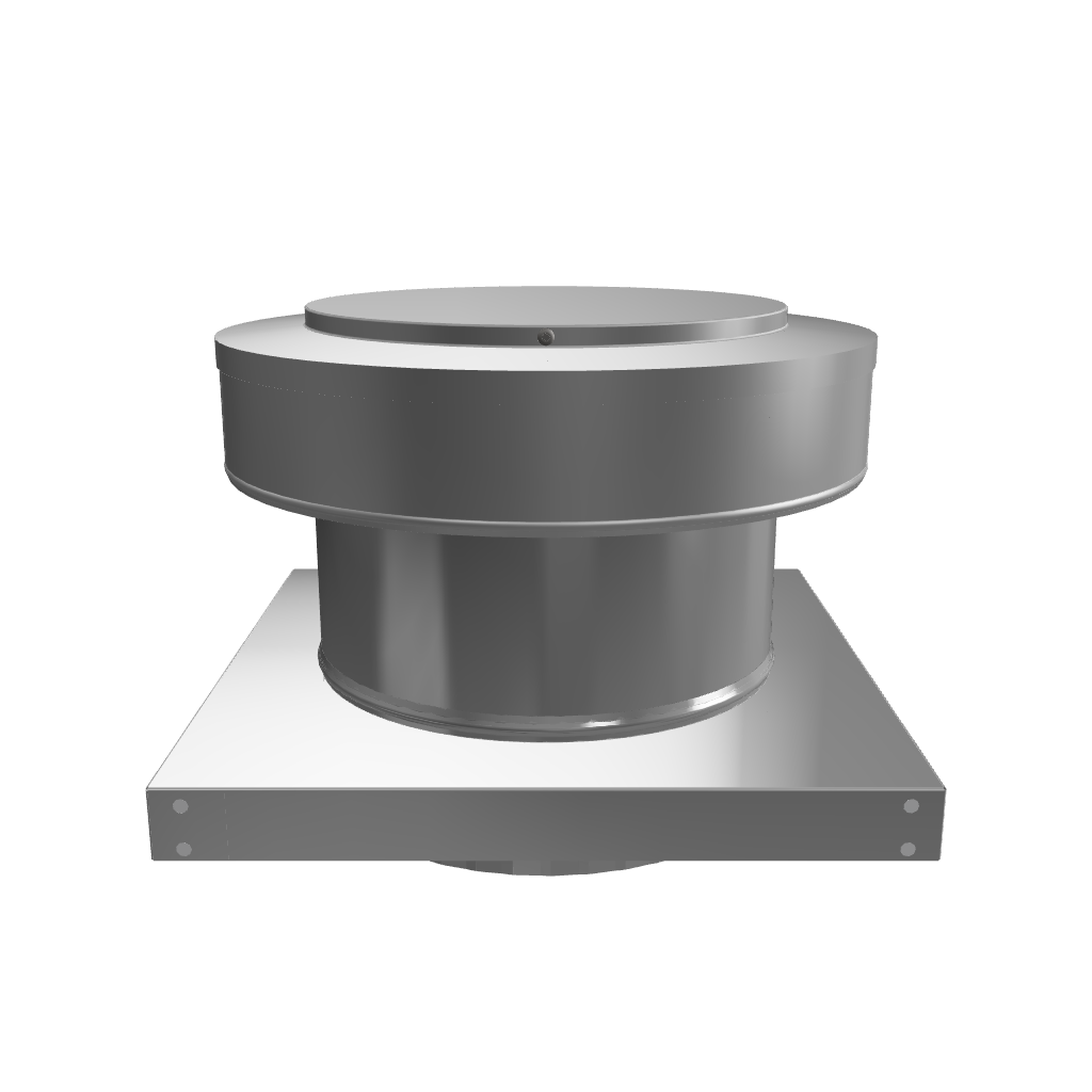 Round Back Roof Jack 9 inch diameter 3D view