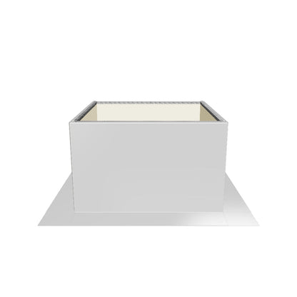 Model RC-10-H8-Ins |  Roof Curb for 10" Diameter Vent | 8" high walls | Insulated Walls