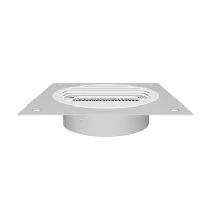 Model RSV-2-WT | Round Soffit Vent  |  2"  Diameter  | White