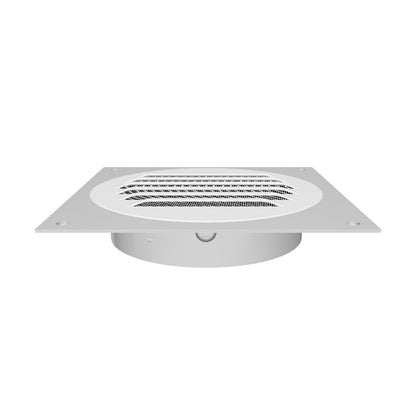 Model RSV-3-WT | Round Soffit Vent  |  3"  Diameter  | White