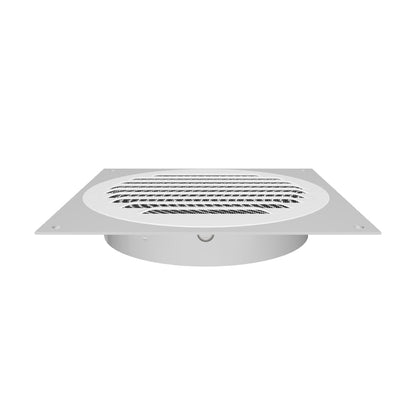 Model RSV-4-WT | Round Soffit Vent  |  4"  Diameter  | White