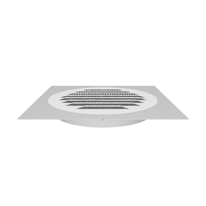 Model RSV-6-WT | Round Soffit Vent  |  6"  Diameter  | White