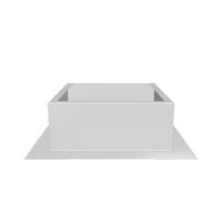 Square Roof Curb for 12" Diameter Vent | 6" high walls