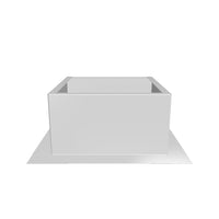 Square Roof Curb for 12" Diameter Vent | 8" high walls